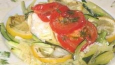 Papillote de sabre aux petits légumes