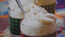 Mousses carambar et cacahuètes