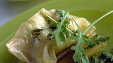 Pannequets de Valençay et de Boutons de Culotte au cerfeuil