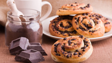 Escargots aux pépites de chocolat