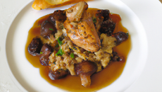 Filets de volaille au foie gras et morilles