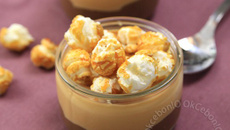 Verrines chocolat caramel et coco