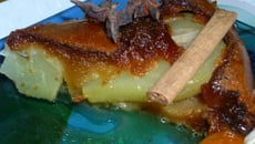 Renversé de poire aux miel épicé