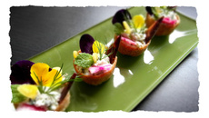 Bouchées cottage cheese et crème d'artichaut