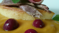 Parmentier de canard à la pulpe de fruits de la passion