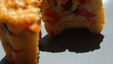 Bouchées tomates champignons