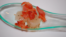 Amuses bouches de pétoncles ibériques