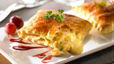Feuilleté de Berthaut aux raisins