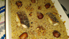Crumble de sardines aux noisettes