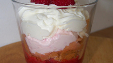 Framboise, mascarpone at chantilly