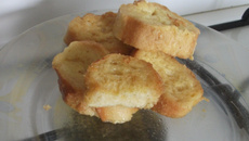 Pain perdu au goût vanillé