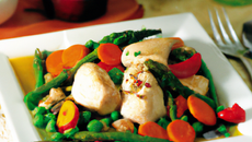 Poulet aux légumes