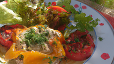 Assiette estivale maison