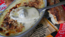 Escargots au Maroilles et à la crème d'ail