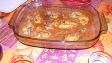 Cuisses de poulet au four