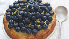 Gâteaux à la ricotta, citron et myrtilles