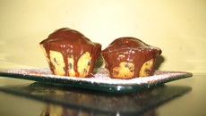 Muffins aux deux chocolats maison