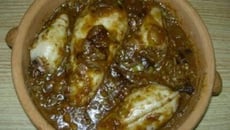 Encornets farcis aux champignons et au jambon serrano