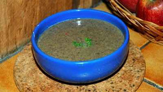 Soupe aux champignons des bois