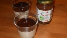 Panacotta vanille et coulis de Nocciolatta