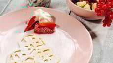 Crêpes dentelles en forme de cœur