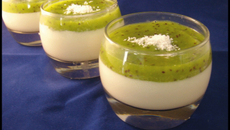 Panna cotta aux kiwis