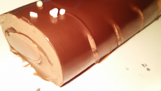 Bûche au chocolat des gourmands