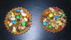 Tartelette chocolat passion fruit sec