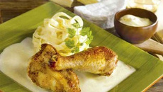 Poulet de la ferme du Mesnil au Camembert