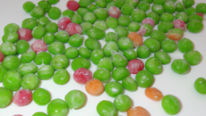 Petits pois salés sucrés