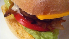 Burger cheese sans gluten