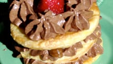 Mille-Feuille chocolat, fraises & figues