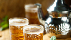 Thé vert à la menthe