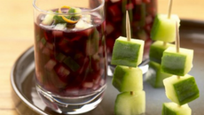 Cocktail au vin rouge