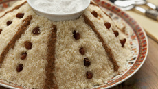 Couscous sucré à la cannelle - Seffa