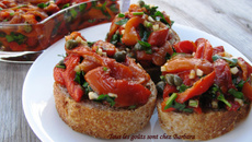 Salade de poivrons rôtis