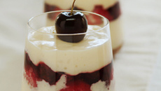 Tiramisu à la confiture de chataîgne & vanille et à la cerise