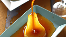 Poire au caramel au Vouvray
