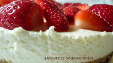 Cheesecake aux fraises facile