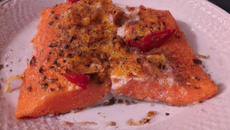 Pavé de saumon au paprika d'orange