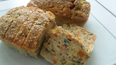 Cake poulet légumes