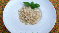 Cocos de paimpol à l'ail blanc, comme un risotto