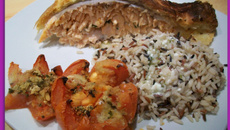 Feuilleté de saumon aux herbes