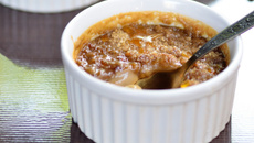 Crème brûlée à la chicorée