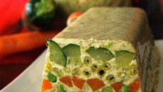 Terrine de légumes au parfum d'oseille