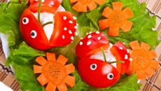 Coccinelles de tomates cerise à croquer