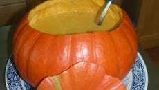 Velouté de courge au foie gras