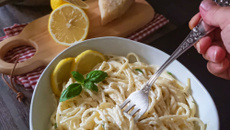 Spaghetti au citron ultra crémeux