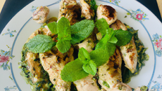 Poulet à la menthe