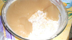 Crumble aux pommes ou à la compote